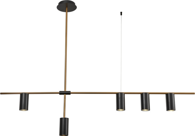 Люстра на штанге Indigo Accento 11030/5R Brass V000029 Люстра на штанге Indigo Accento 11030/5R Brass V000029