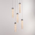 Подвесной светильник MD24030028-5A chrome/clear