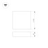 Накладной светильник Arlight SP-Quadro-S250x250-25W Day4000 034785 Накладной светильник Arlight SP-Quadro-S250x250-25W Day4000 034785