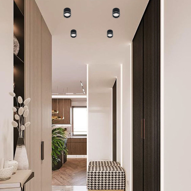 Накладной светильник Reluce 53003-9.5-001LD GX53 BK Накладной светильник Reluce 53003-9.5-001LD GX53 BK