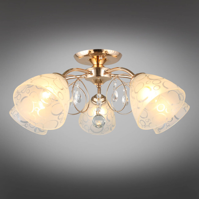 Потолочная люстра Omnilux Caldiero OML-29007-05 Потолочная люстра Omnilux Caldiero OML-29007-05
