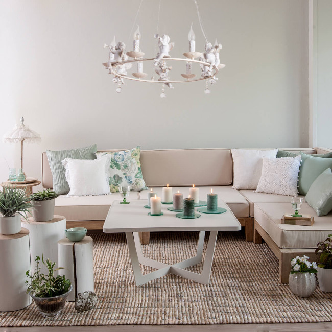 Подвесная люстра Arte Lamp Amur A1133SP-6WG