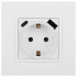 Розетка со шторками с USB type-A+C Эра Elegance 14-4108-01М Б0067710 Розетка со шторками с USB type-A+C Эра Elegance 14-4108-01М Б0067710