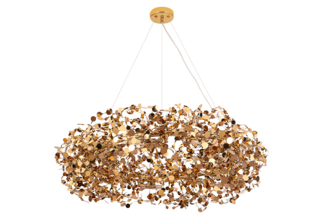 Подвесная люстра Crystal Lux GARDEN SP9 D800 GOLD