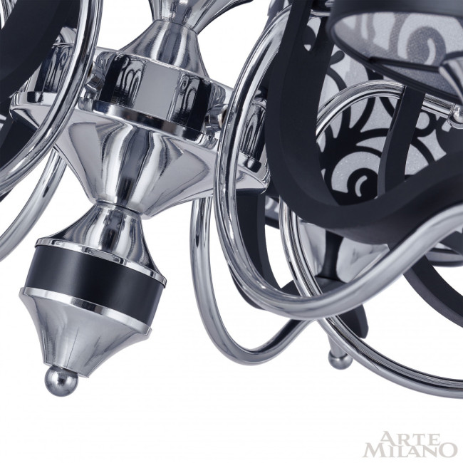 Подвесная люстра Arte Milano Florentia-4957 304957/6 Bk/Ni