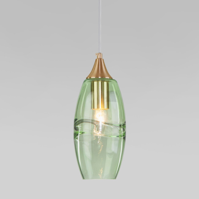 Подвесной светильник Eurosvet Lotus 50222/1 зеленый Подвесной светильник Eurosvet Lotus 50222/1 зеленый