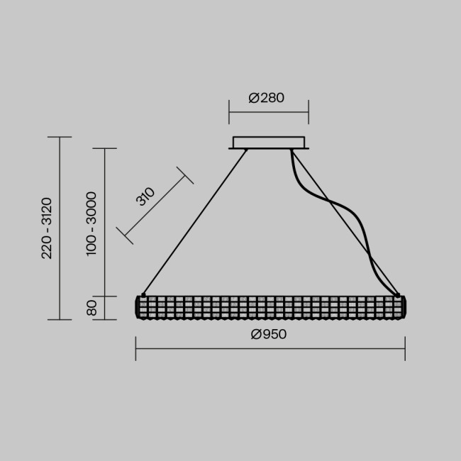 Подвесная люстра Maytoni Castello MOD335PL-L35CH3K Подвесная люстра Maytoni Castello MOD335PL-L35CH3K