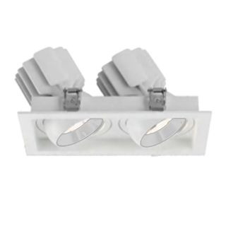 Встраиваемый карданный светильник Arlight MS-VORTEX-BUILT-S250x140-2x30W Warm3000 (WH-WH, 50 deg, 230V) (IP20 Металл) 042369 Встраиваемый карданный светильник Arlight MS-VORTEX-BUILT-S250x140-2x30W Warm3000 (WH-WH, 50 deg, 230V) (IP20 Металл) 042369