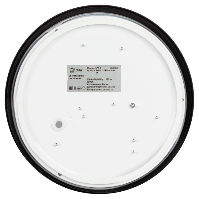Потолочный светильник Эра Relict 22 SPB-6-20 4К BK Б0059508 Потолочный светильник Эра Relict 22 SPB-6-20 4К BK Б0059508