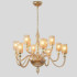 Подвесная люстра Crystal Lux SILVESTRO SP12 AMBER Подвесная люстра Crystal Lux SILVESTRO SP12 AMBER