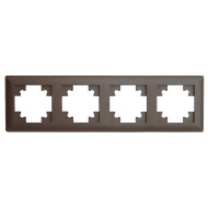 Рамка четырехместная Stekker PFR00-7004-04 Катрин 39820 Рамка четырехместная Stekker PFR00-7004-04 Катрин 39820