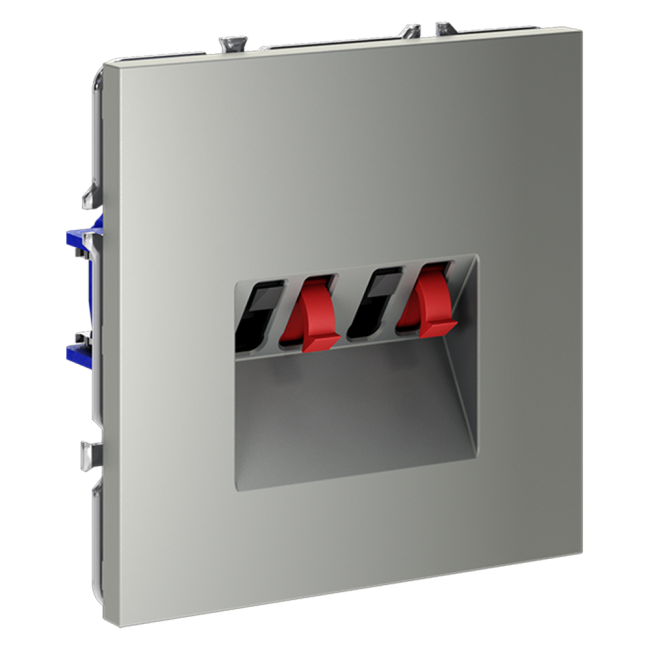 Розетка акустическая Voltum S70 VLS060305 (сталь) Розетка акустическая Voltum S70 VLS060305 (сталь)