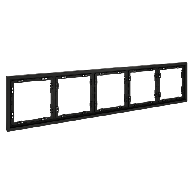 Рамка на 5 постов Voltum S70 VLS100508 (черный матовый)