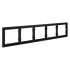 Рамка на 5 постов Voltum S70 VLS100508 (черный матовый)