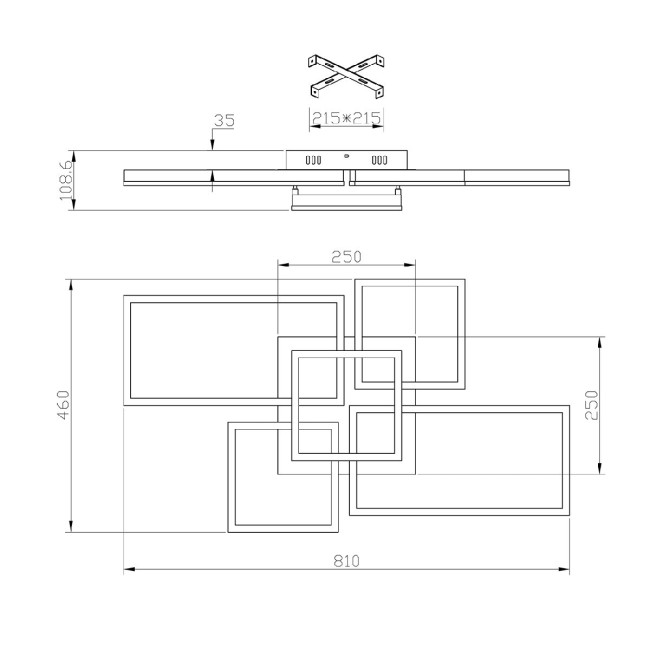 Потолочная люстра Escada Arcade 10225/5LED