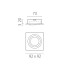 Встраиваемый светильник MR16 Lightstar Singo Base 011625 Встраиваемый светильник MR16 Lightstar Singo Base 011625