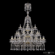 Подвесная люстра Bohemia Ivele Crystal 1413/20+10+5/400/XL-158/3d G