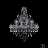 Подвесная люстра Bohemia Ivele Crystal 1415/20+10+5/460/3d Ni