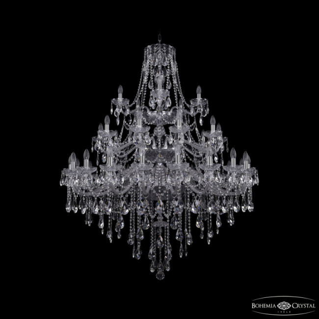 Подвесная люстра Bohemia Ivele Crystal 1415/20+10+5/460/3d Ni Подвесная люстра Bohemia Ivele Crystal 1415/20+10+5/460/3d Ni