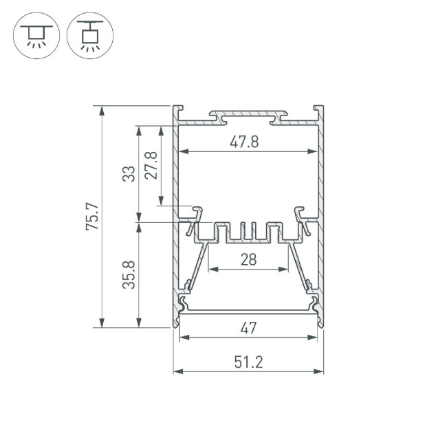 Алюминиевый профиль Arlight LINE-5075-HONEYCOMB-2000 BLACK 044874 Алюминиевый профиль Arlight LINE-5075-HONEYCOMB-2000 BLACK 044874