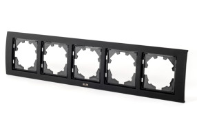 Рамка пятиместная ELBI Zena Platin 500-073700-250 Рамка пятиместная ELBI Zena Platin 500-073700-250
