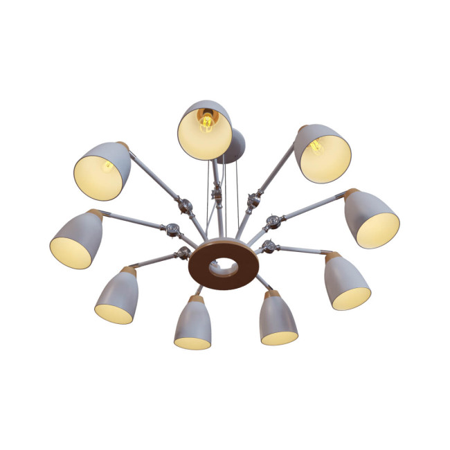 Подвесная люстра LOFT IT Watchman Loft4402/9Wh Подвесная люстра LOFT IT Watchman Loft4402/9Wh