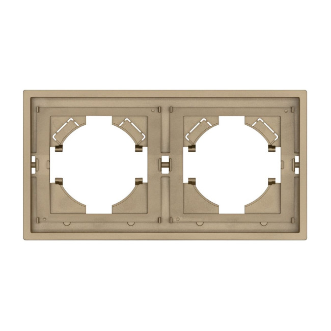 Рамка пластиковая на 2 поста Arlight FRM-TENDO-SFPL-2-GD 054647