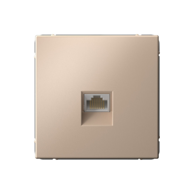 Розетка компьютерная RJ45 Systeme Electric ArtGallery Песочный кат. 5е GAL001283 Розетка компьютерная RJ45 Systeme Electric ArtGallery Песочный кат. 5е GAL001283