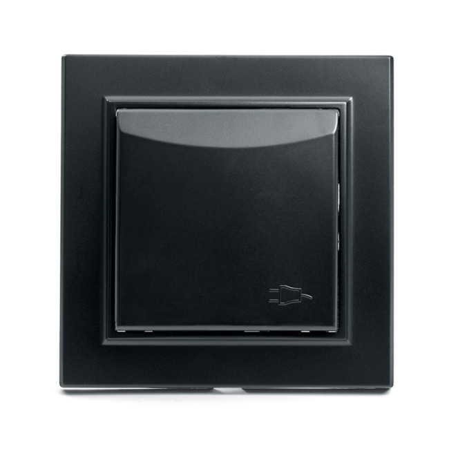 Розетка 1-местная с крышкой Stekker PST16-9012-03 с защитной шторкой 39481 Розетка 1-местная с крышкой Stekker PST16-9012-03 с защитной шторкой 39481