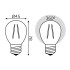 Лампа светодиодная Gauss Filament E27 13W 2700K 105802113