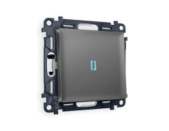 Комплект механизма 1-кл выключателя с подсветкой Ambrella Volt Alfa MA652020