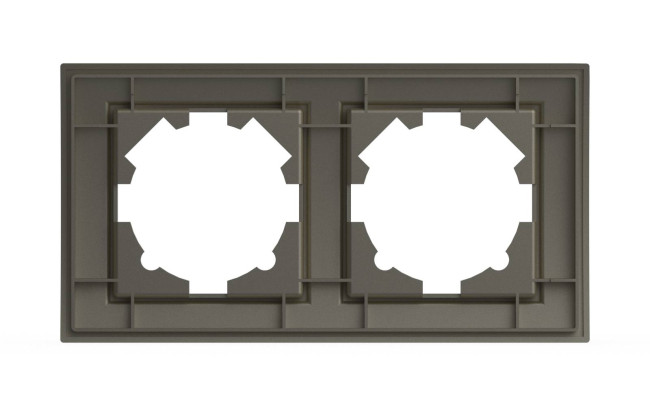 Рамка двухместная ELBI Zena 500-011400-226 Рамка двухместная ELBI Zena 500-011400-226