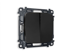 Комплект механизма 2-кл проходного выключателя Ambrella Volt Omega MO803020