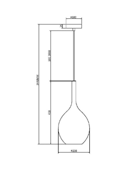 Подвесной светильник Maytoni Duality MOD271PL-01B2
