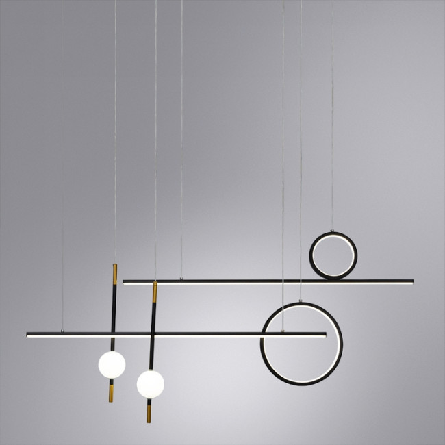 Подвесная люстра Arte Lamp Polaris A2610SP-85BK Подвесная люстра Arte Lamp Polaris A2610SP-85BK