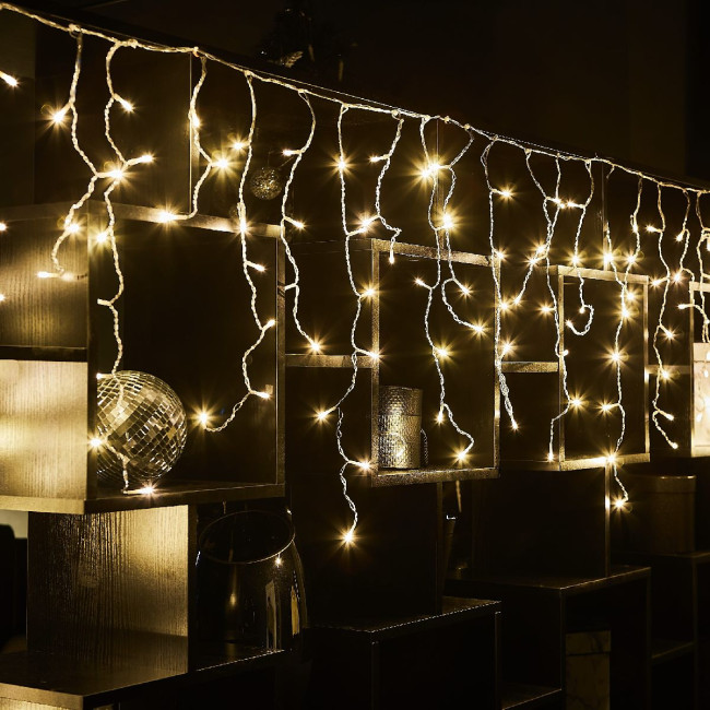 Уличная гирлянда Uniel ULD-B6007-200/STK WARM WHITE IP44 UL-00010889