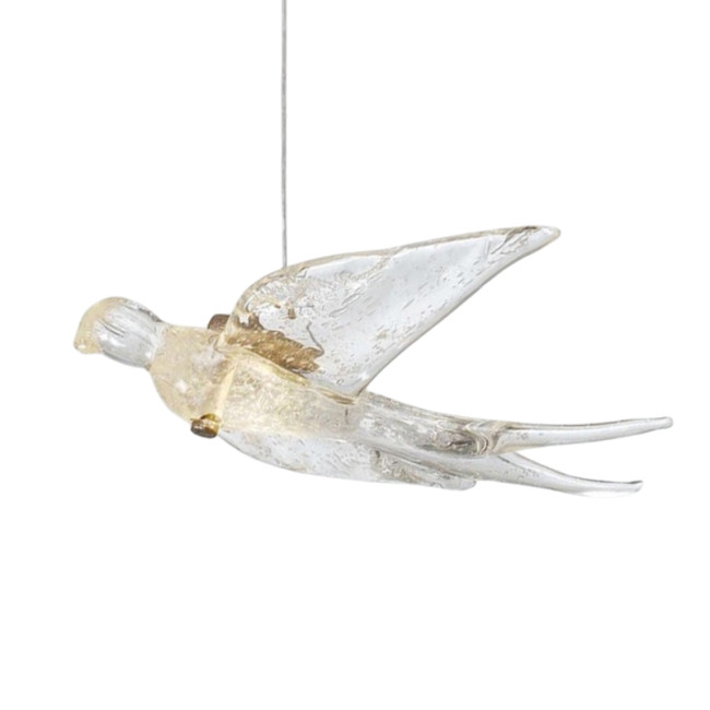 Подвесной светильник 12966-1P clear/gold Подвесной светильник 12966-1P clear/gold