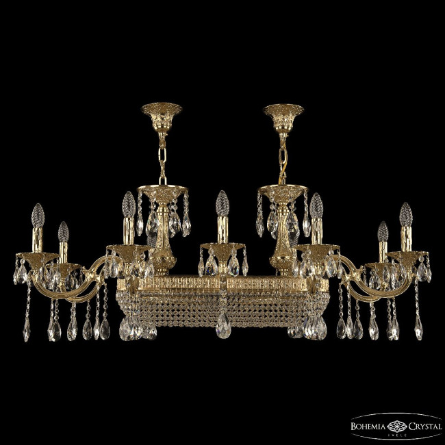 Подвесная люстра Bohemia Ivele Crystal 72153/10/250/600 G Подвесная люстра Bohemia Ivele Crystal 72153/10/250/600 G