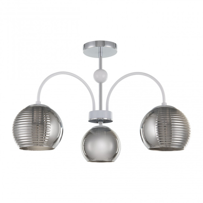 Люстра на штанге Arte Milano Napoli 320719/3 CR+WH Люстра на штанге Arte Milano Napoli 320719/3 CR+WH