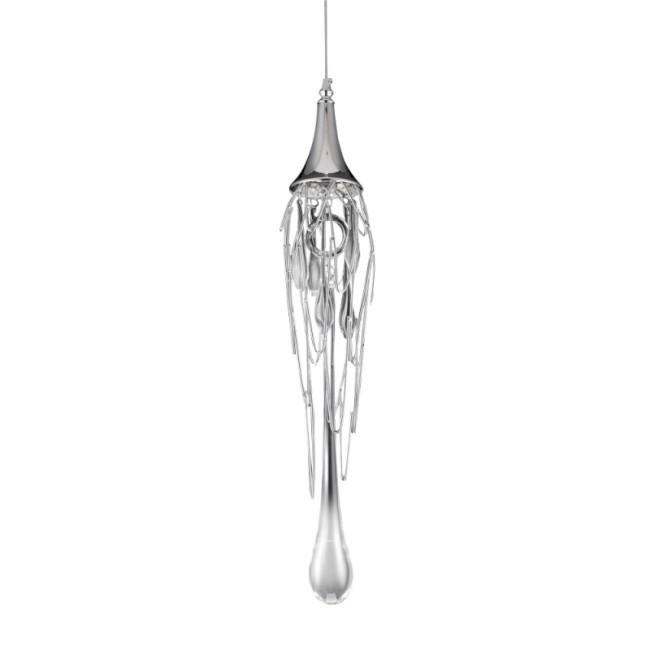 Подвесной светильник Delight Collection Goddess Tears P68009S-1H chrome Подвесной светильник Delight Collection Goddess Tears P68009S-1H chrome