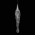 Подвесной светильник Delight Collection Goddess Tears P68009S-1H chrome Подвесной светильник Delight Collection Goddess Tears P68009S-1H chrome