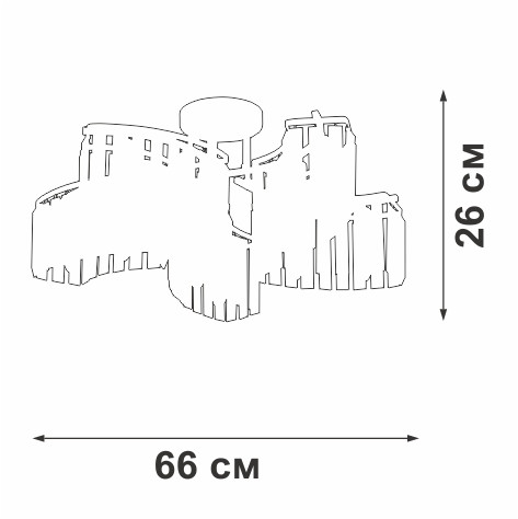 Потолочная люстра Vitaluce V5884-0/10PL Потолочная люстра Vitaluce V5884-0/10PL