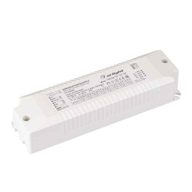 Блок питания Arlight ARJ-SP-12-PFC-DT8-ССT (12W, 9-42V, 0.12-0.35А) 040500 Блок питания Arlight ARJ-SP-12-PFC-DT8-ССT (12W, 9-42V, 0.12-0.35А) 040500