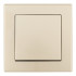 Выключатель одноклавишный Arte Milano SET06-1-30-1 shampan