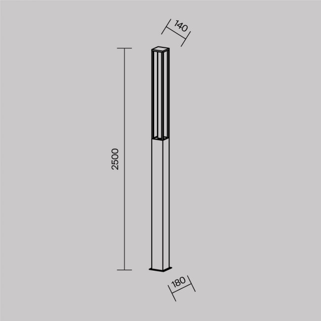 Парковый светильник Maytoni Expo O480FL-L25B3K Парковый светильник Maytoni Expo O480FL-L25B3K
