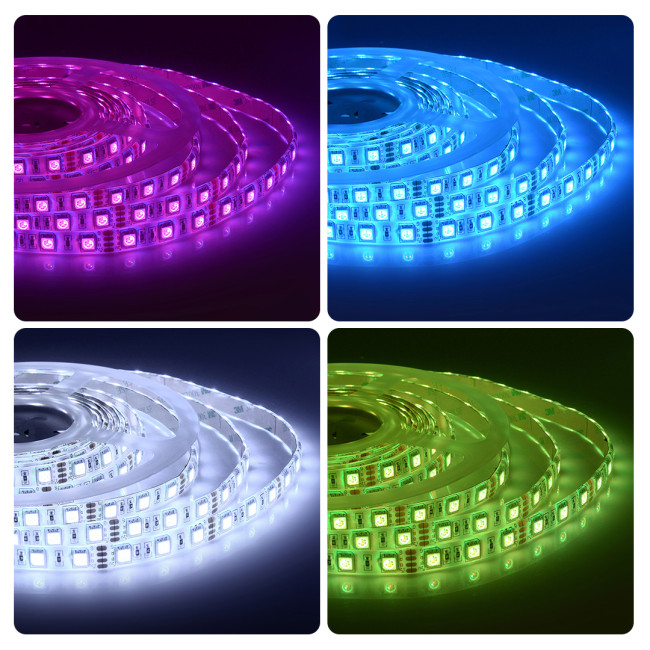 Светодиодная лента Apeyron 12В 14,4Вт/м smd5050 60д/м IP65 1м RGB 260BL Светодиодная лента Apeyron 12В 14,4Вт/м smd5050 60д/м IP65 1м RGB 260BL