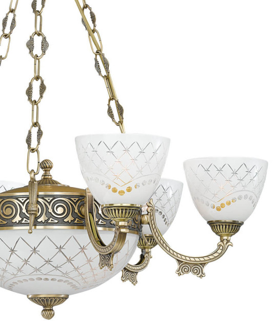 Подвесная люстра Reccagni Angelo L 7052/6+2 Подвесная люстра Reccagni Angelo L 7052/6+2