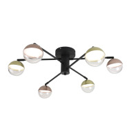 Потолочный светильник Escada Diverse 10271/6LED Gold/Copper Потолочный светильник Escada Diverse 10271/6LED Gold/Copper