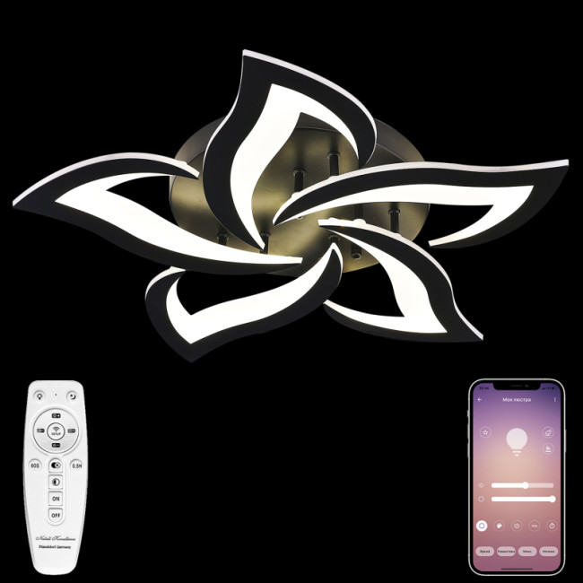 Потолочная люстра Natali Kovaltseva INNOVATION STYLE 83002 BLACK Потолочная люстра Natali Kovaltseva INNOVATION STYLE 83002 BLACK