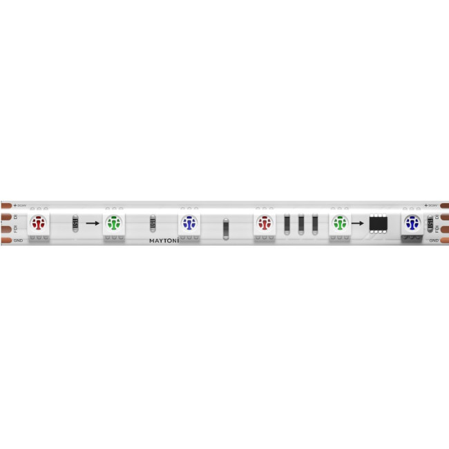 Светодиодная лента Maytoni Led Strip 24В 5050 14,4Вт/м RGB 5м IP65 201247 Светодиодная лента Maytoni Led Strip 24В 5050 14,4Вт/м RGB 5м IP65 201247